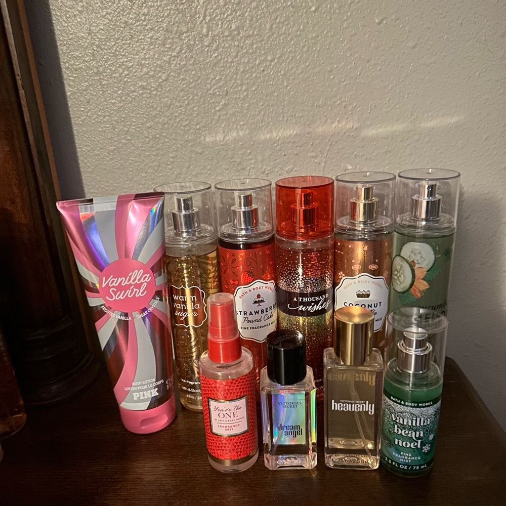 Bath and Body Works sprays